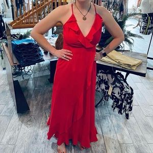 NWT Molly Bracken red dress